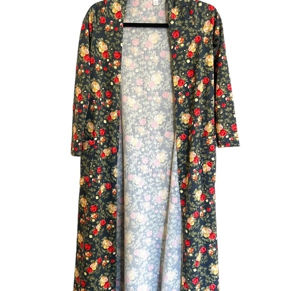 LuLaRoe | Sarah Cardigan | Flower Print - Picture 1 of 7